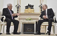 パレスチナ議長と会談＝イスラエル首相も訪ロへ－プーチン氏