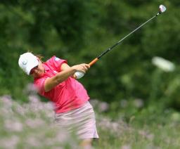 宮里美、３位に浮上 ゴルフ全米女子オープン第３Ｒ