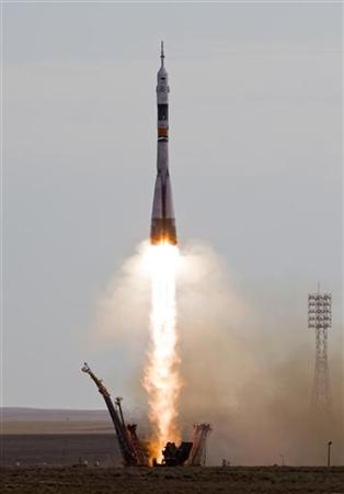 星出さん、宇宙に出発 ソユーズが打ち上げ成功