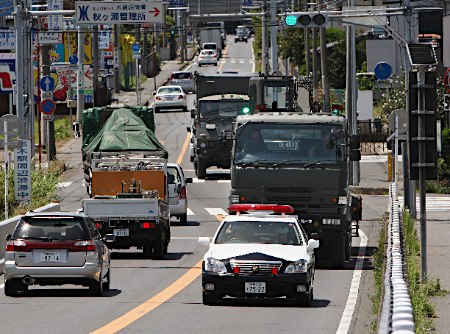 首都直下地震想定し演習＝自衛隊など