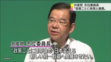 共産 政策ごとに他党と連携強化へ