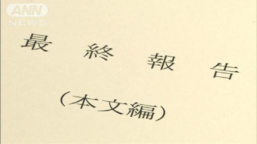 原発「菅前総理の介入で混乱」政府調査委最終報告