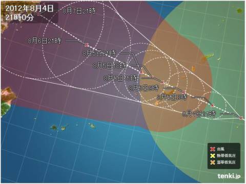 台風、５日に沖縄接近＝暴風大雨に警戒を―気象庁