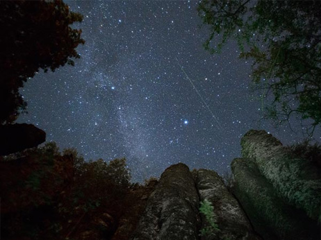 一瞬の光、ペルセウス座流星群2012