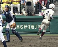 ドカベン走塁！済々黌が初戦突破／甲子園