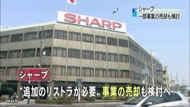 資金不足のシャープ、資産売却や売掛債権の証券化を検討＝関係筋