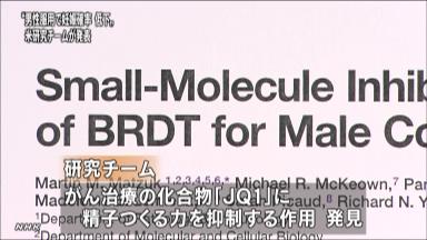 男性用ピルの開発に有望物質＝米研究チームが発見