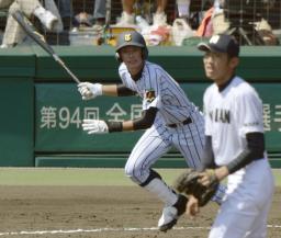 龍谷大平安 通算43本の高橋散る／甲子園