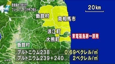 原発４５キロ圏外に飛散なし プルトニウム、文科省調査