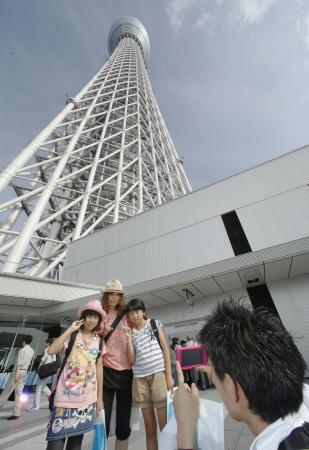 来場者１６６６万人＝開業１００日－スカイツリータウン