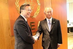 除染や健康管理、ＩＡＥＡが協力 福島知事と合意