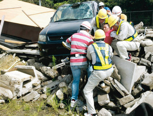 巨大地震への備え万全に 各地で訓練