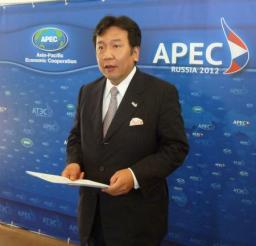 【ＡＰＥＣ】 野田首相と韓国大統領握手も言葉交わさず