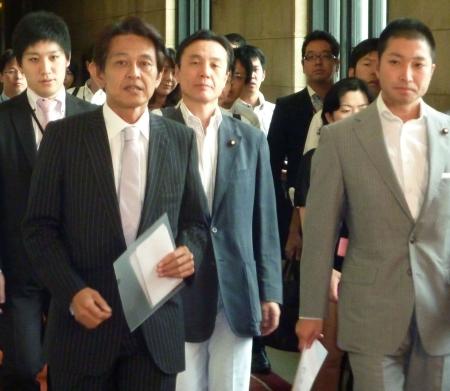 維新新党に合流表明＝松野氏ら国会議員７人