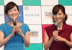 最強コンビが復活！ 高島彩＆中野美奈子がMCに就任！ TOUCH!WOWOW 2012