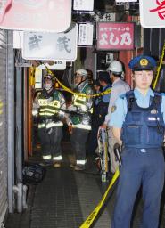 ガスボンベ爆発:けが人は６人…元祖さっぽろラーメン横丁