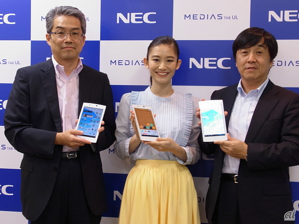 薄・軽タブレットNEC「MEDIAS TAB UL」の異彩--リアル感追求の振動技術搭載