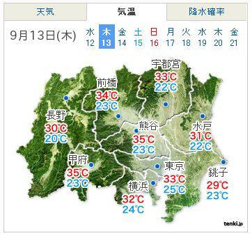 47NEWS ＞ 共同ニュース ＞ 甲府の真夏日、５３日連続 新記録、熊谷も更新続く