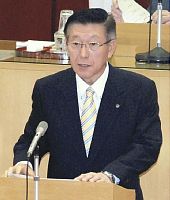 佐竹知事が出馬表明、再選目指し無所属で