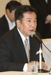 枝野経産相:原発建設再開容認「ゼロ」目標との矛盾鮮明に