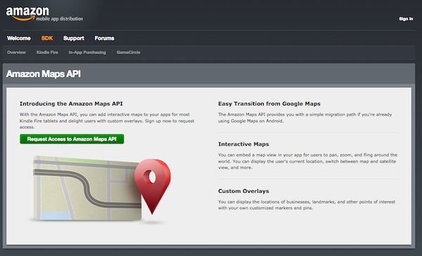「Amazon Maps API」発表。Google Maps APIからの容易な移行をアピール