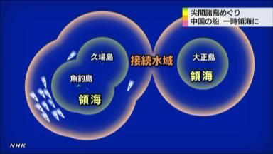 尖閣示威１２隻、漁場に影…中国「次は漁船団」