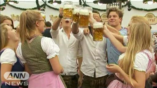 独“ビールの祭典”世界から600万人 800万杯消費