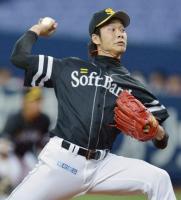 武田、堂々の初完封＝プロ野球・ソフトバンク