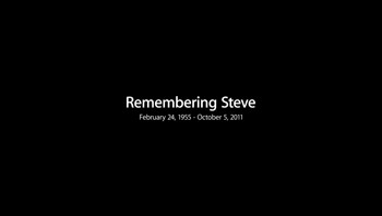 Steve Jobs氏の死から1年、Appleは映像で同氏を追悼 - Cook氏のメッセージも