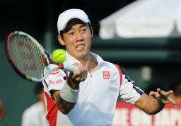 錦織が優勝、日本男子で初 テニス楽天ジャパンオープン