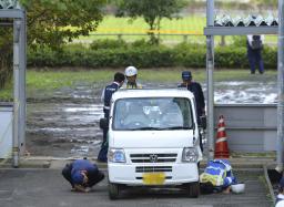 埼玉・中学校で軽トラック暴走 小学生2人を含む4人が重軽傷