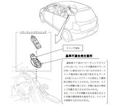 【リコール】トヨタ ヴィッツ など6車種、パワーウィンドウが作動不良となるおそれ 46万台