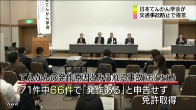 てんかん学会 交通事故防止へ提言