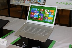 日本エイサー、11.6型/12.2mm厚と13.3型/11.9mm厚のWindows 8搭載Ultrabook