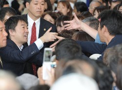 維新の風、九州縦断 熊本わくも“松野効果”は？