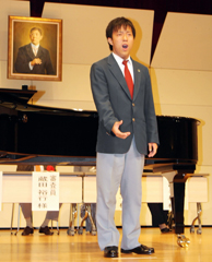 滝廉太郎記念高校声楽コンクール:１位に山田晃也さん