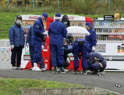 自販機で爆発音＝白煙も、男性耳鳴り－福島