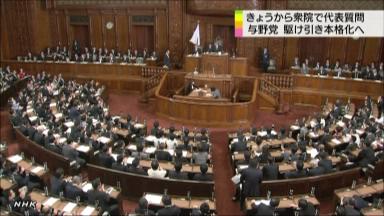 [所信表明演説] 首相の覚悟が見えない