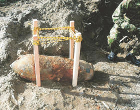 不発弾が見つかった仙台空港きょう再開