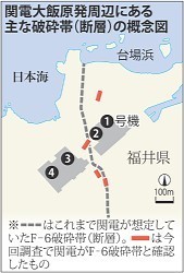 大飯「活断層確認できず」…関電が中間報告