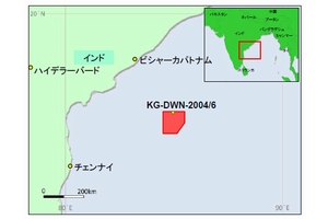 国際帝石がインドで海底油・ガス田の権益取得