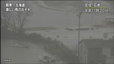 大気不安定で各地で激しい雨 北日本７日も警戒