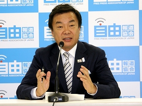 「五輪招致は必ず実現」 松沢氏が立候補を表明