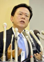 猪瀬氏が都知事選出馬表明 石原都政継続訴える