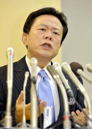 猪瀬氏「都民の安心・安全守る」 都知事選出馬を正式表明