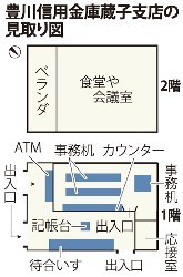 信金立てこもり:捜査員が突入、男を拘束 人質４人は無事