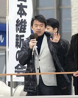 維新 橋下氏が来県