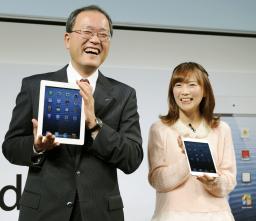 携帯回線付きｉＰａｄミニ発売 ＫＤＤＩとソフトバンク