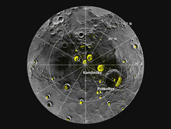 水星に大量の水の氷