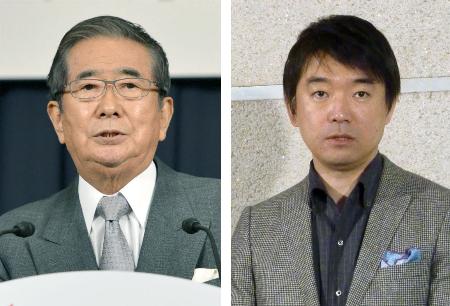 石原氏全開、嘉田氏は安全運転 第三極デビュー戦